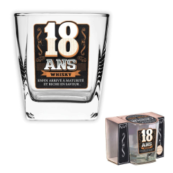 VERRE A WHISKY 18 ANS