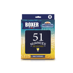 BOXER "51 NUANCES DE JAUNES" M