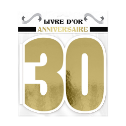 LIVRE D'OR HOMME 30 AINE