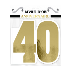 LIVRE D'OR HOMME 40 AINE